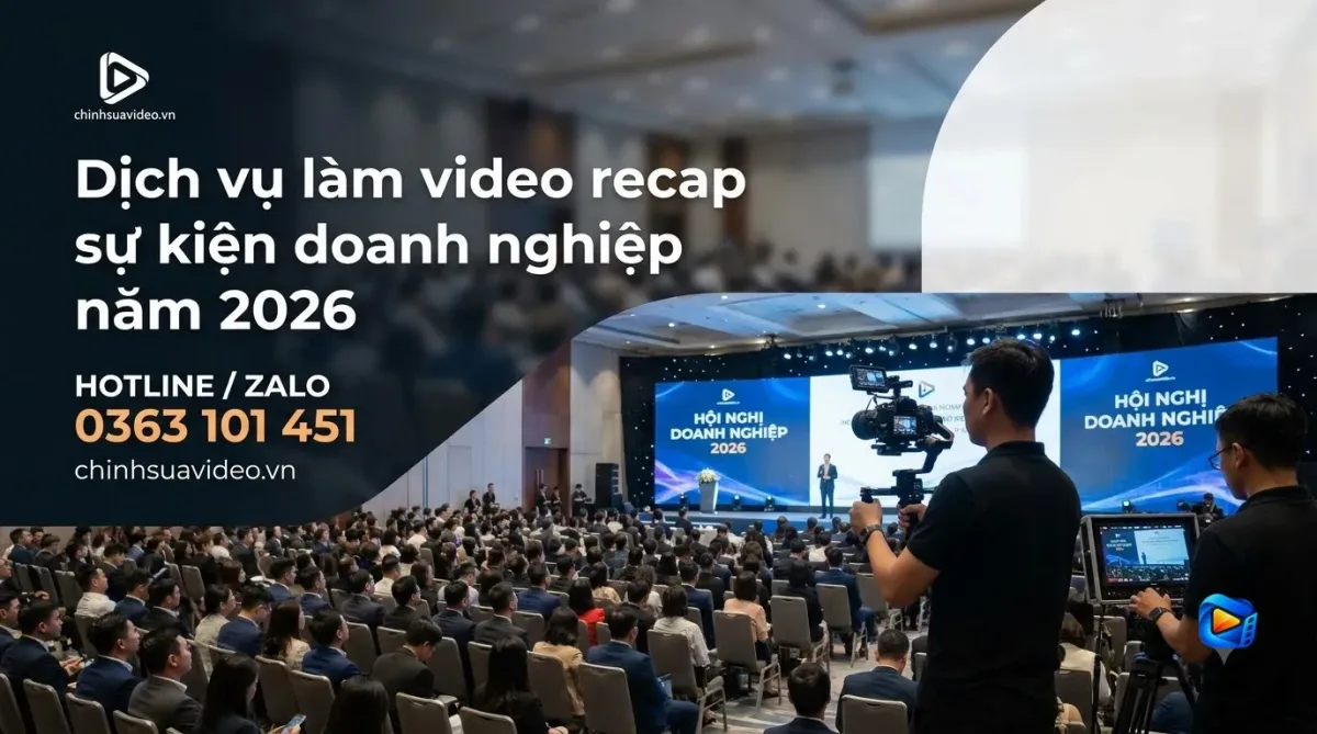 Dịch vụ làm video recap sự kiện doanh nghiệp năm 2026